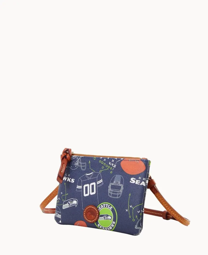 Dooney and Bourke Crossbodies NFL Seahawks Top Zip Crossbody Seahawks 8211 WomenMen Dooney and Bourke Crossbodies NFL Seahawks Top Zip Crossbody Seahawks 8211 WomenMen