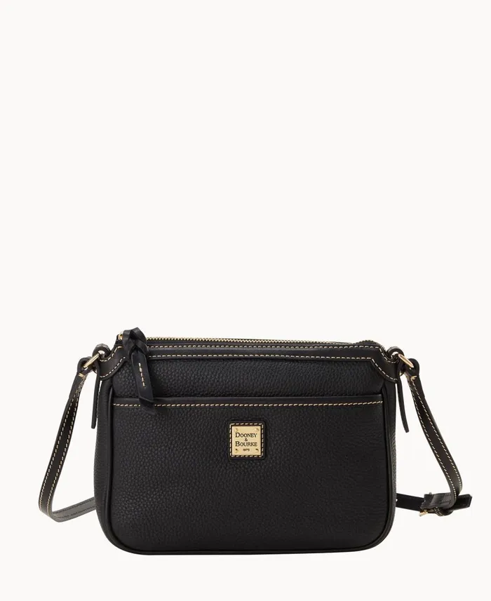 Dooney and Bourke Crossbodies Pebble Grain East West Pocket Crossbody Black Black 8211 WomenMen Dooney and Bourke Crossbodies Pebble Grain East West Pocket Crossbody Black Black 8211 WomenMen