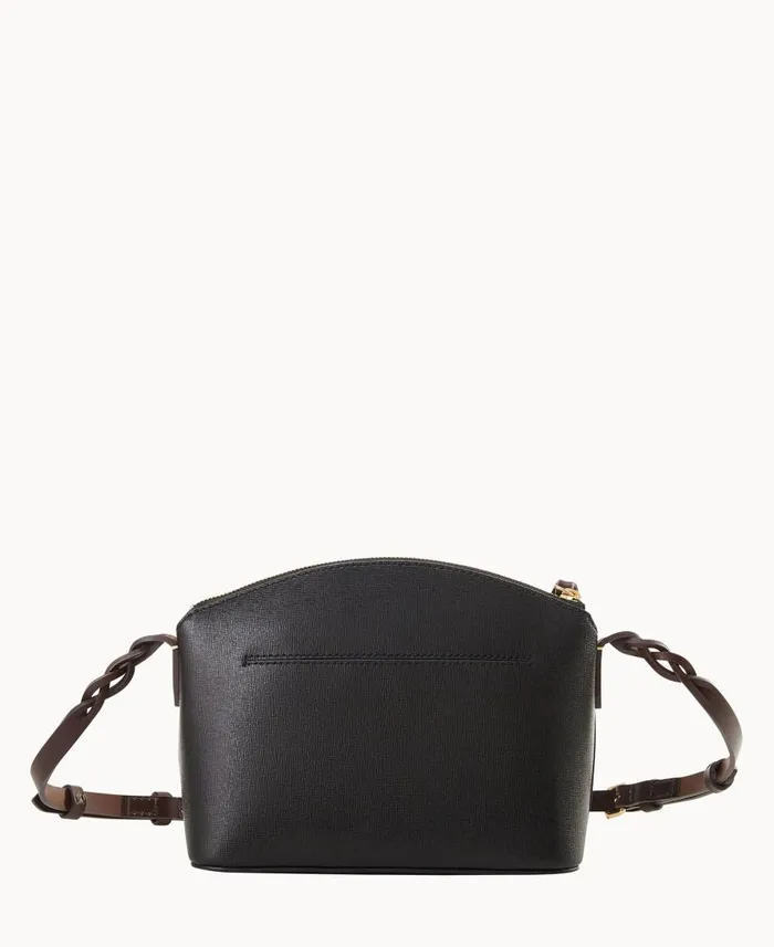 Dooney and Bourke Crossbodies Saffiano Penny Crossbody Black 8211 WomenMen