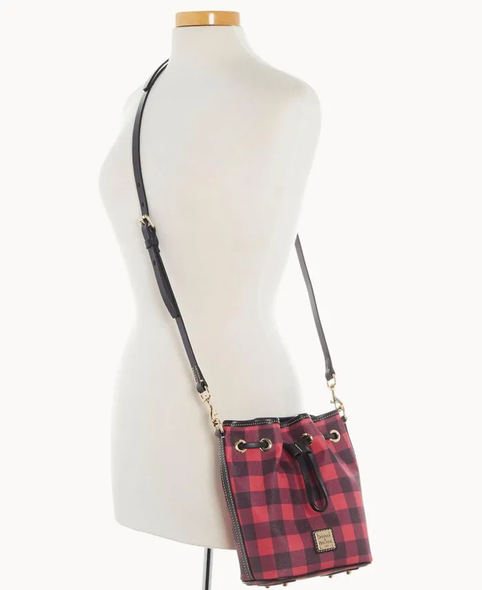 Dooney and Bourke Crossbodies Tucker Small Drawstring Red 8211 WomenMen