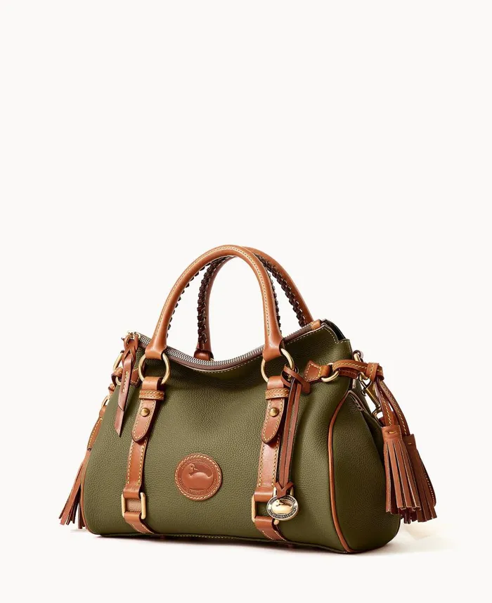 Dooney and Bourke Satchels All Weather Leather 30 Satchel 30 Green 8211 WomenMen Dooney and Bourke Satchels All Weather Leather 30 Satchel 30 Green 8211 WomenMen