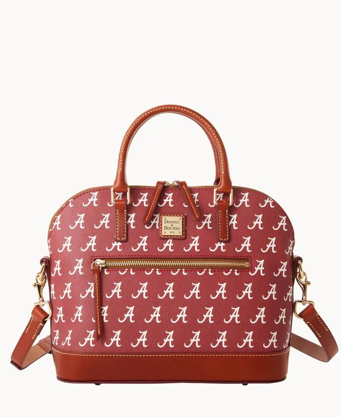 Dooney and Bourke Satchels Collegiate University Of Alabama Domed Zip Satchel U Of Alabama 8211 WomenMen Dooney and Bourke Satchels Collegiate University Of Alabama Domed Zip Satchel U Of Alabama 8211 WomenMen