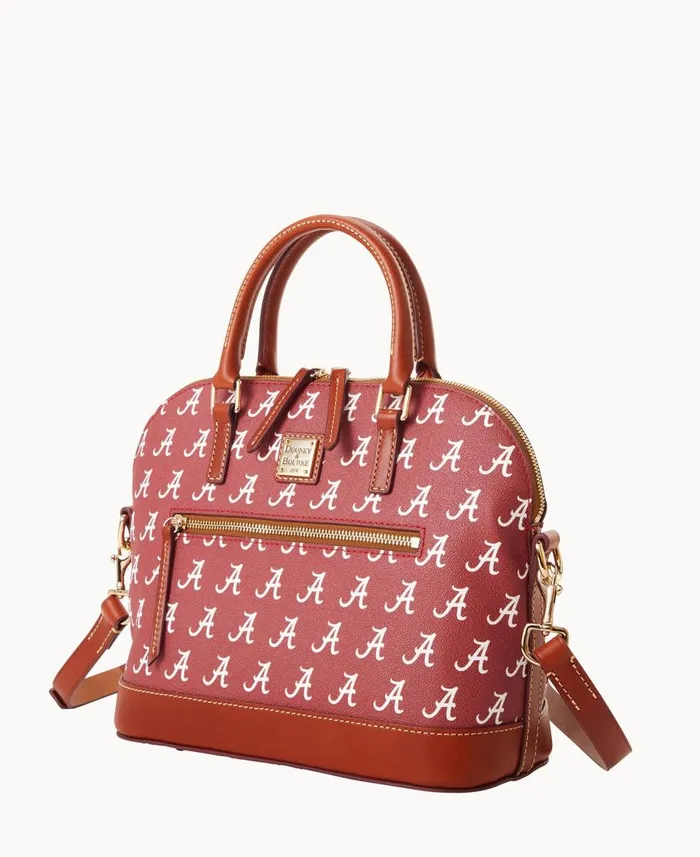 Dooney and Bourke Satchels Collegiate University Of Alabama Domed Zip Satchel U Of Alabama 8211 WomenMen