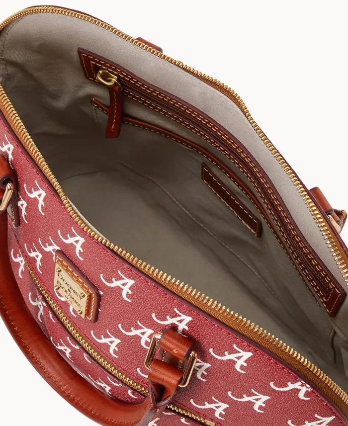 Dooney and Bourke Satchels Collegiate University Of Alabama Domed Zip Satchel U Of Alabama 8211 WomenMen