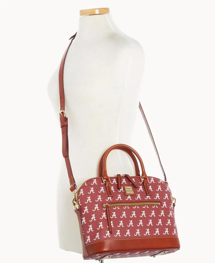 Dooney and Bourke Satchels Collegiate University Of Alabama Domed Zip Satchel U Of Alabama 8211 WomenMen