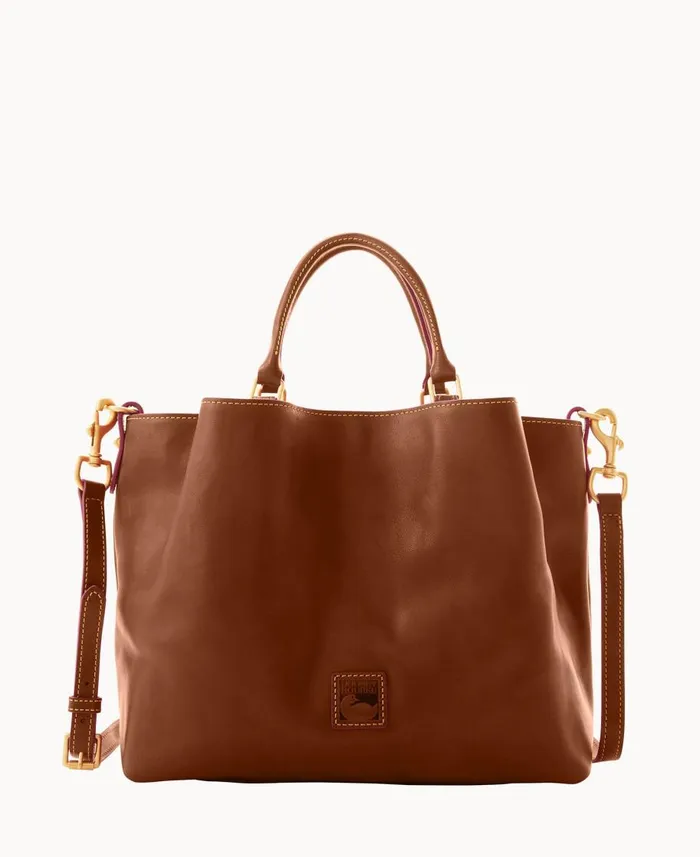 Dooney and Bourke Satchels Florentine Large Barlow Chestnut 8211 WomenMen