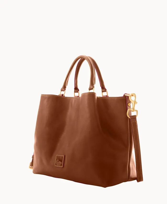 Dooney and Bourke Satchels Florentine Large Barlow Chestnut 8211 WomenMen