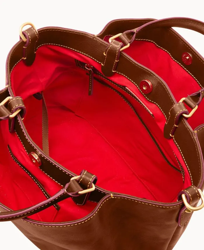 Dooney and Bourke Satchels Florentine Large Barlow Chestnut 8211 WomenMen