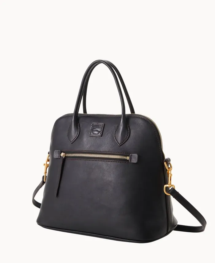 Dooney and Bourke Satchels Florentine Large Domed Satchel Black Black 8211 WomenMen Dooney and Bourke Satchels Florentine Large Domed Satchel Black Black 8211 WomenMen
