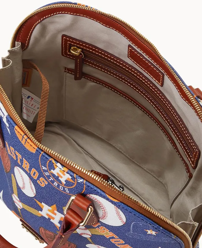 Dooney and Bourke Satchels MLB Astros Zip Zip Satchel Astros 8211 WomenMen
