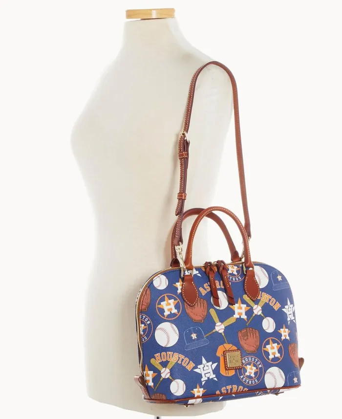 Dooney and Bourke Satchels MLB Astros Zip Zip Satchel Astros 8211 WomenMen