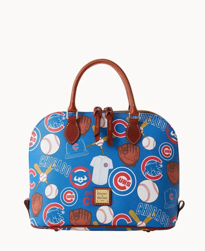 Dooney and Bourke Satchels MLB Cubs Zip Zip Satchel Cubs 8211 WomenMen