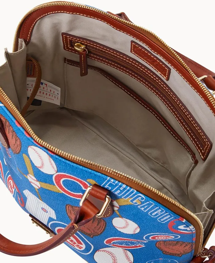 Dooney and Bourke Satchels MLB Cubs Zip Zip Satchel Cubs 8211 WomenMen
