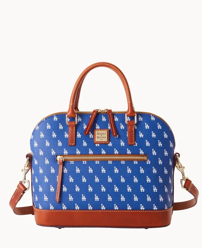Dooney and Bourke Satchels MLB Dodgers Domed Zip Satchel Dodgers 8211 WomenMen Dooney and Bourke Satchels MLB Dodgers Domed Zip Satchel Dodgers 8211 WomenMen