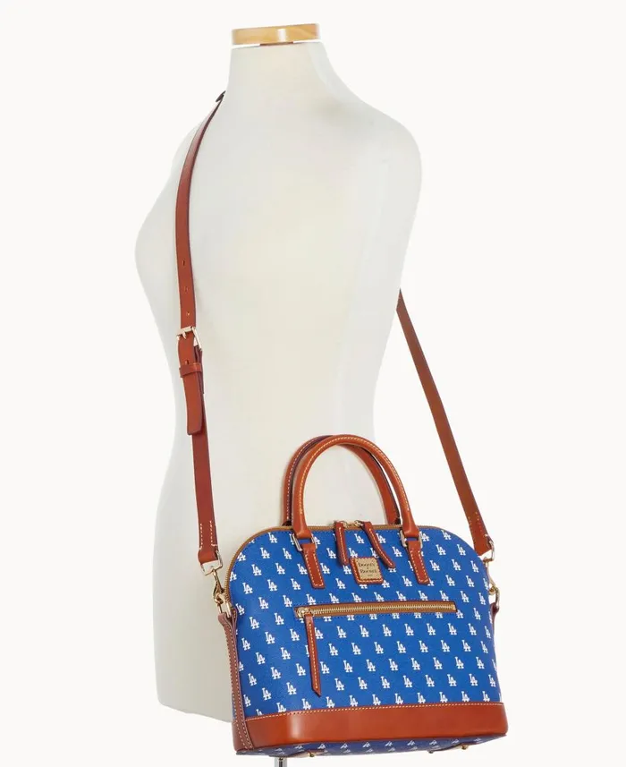 Dooney and Bourke Satchels MLB Dodgers Domed Zip Satchel Dodgers 8211 WomenMen Dooney and Bourke Satchels MLB Dodgers Domed Zip Satchel Dodgers 8211 WomenMen