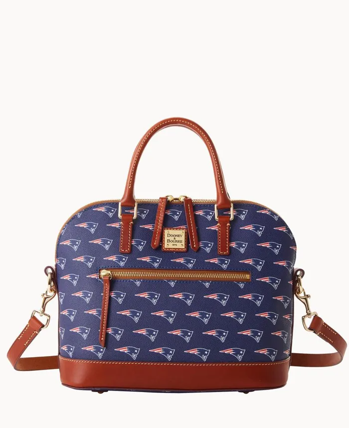 Dooney and Bourke Satchels NFL Patriots Domed Zip Satchel Patriots 8211 WomenMen Dooney and Bourke Satchels NFL Patriots Domed Zip Satchel Patriots 8211 WomenMen