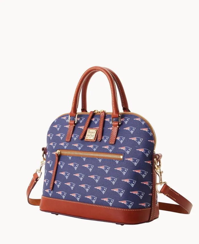 Dooney and Bourke Satchels NFL Patriots Domed Zip Satchel Patriots 8211 WomenMen Dooney and Bourke Satchels NFL Patriots Domed Zip Satchel Patriots 8211 WomenMen