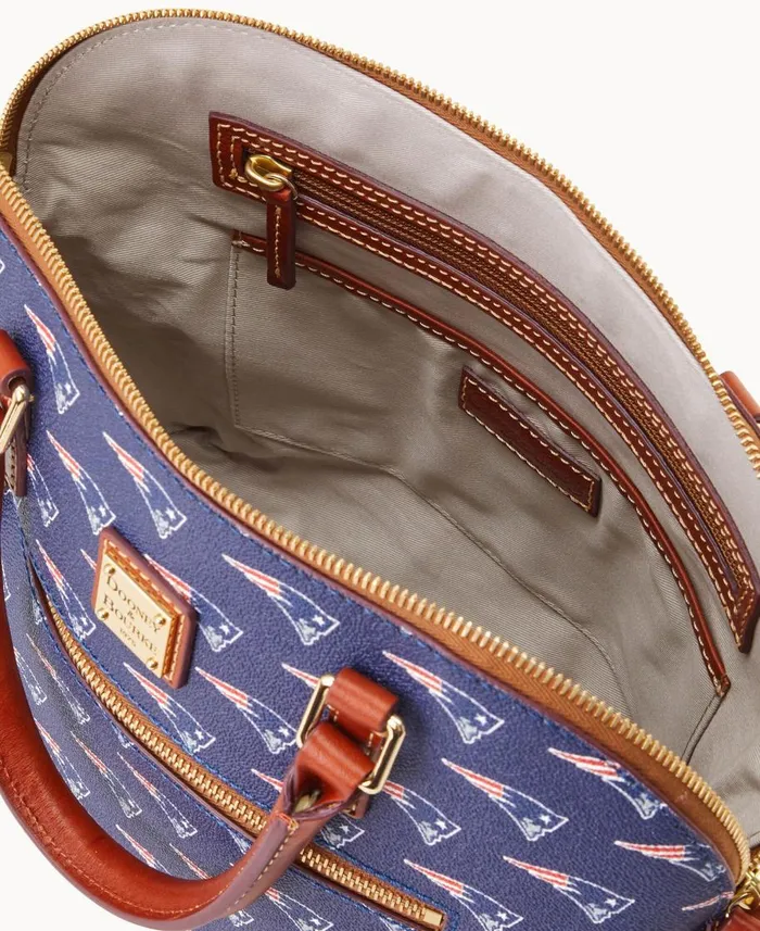 Dooney and Bourke Satchels NFL Patriots Domed Zip Satchel Patriots 8211 WomenMen Dooney and Bourke Satchels NFL Patriots Domed Zip Satchel Patriots 8211 WomenMen