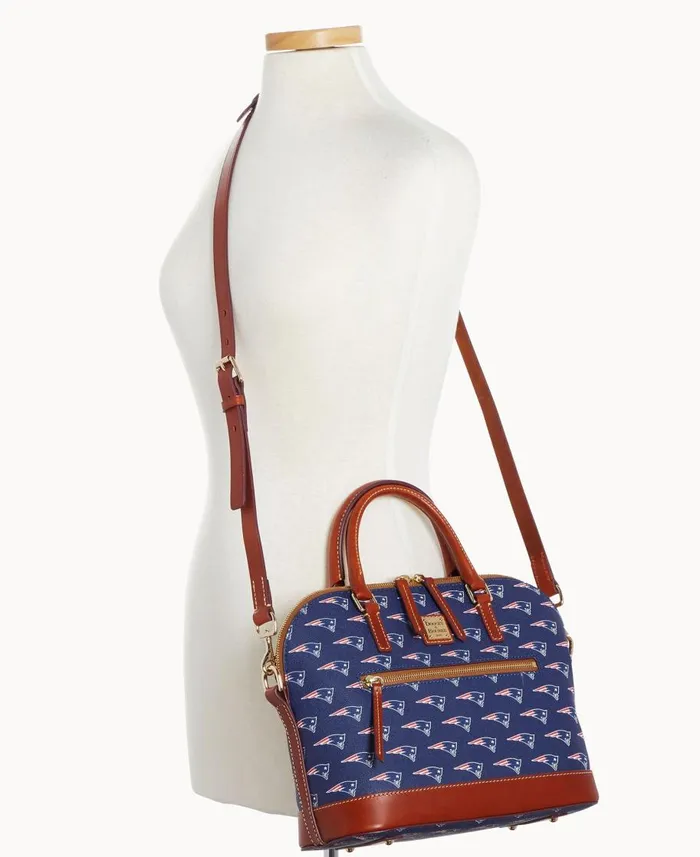 Dooney and Bourke Satchels NFL Patriots Domed Zip Satchel Patriots 8211 WomenMen Dooney and Bourke Satchels NFL Patriots Domed Zip Satchel Patriots 8211 WomenMen