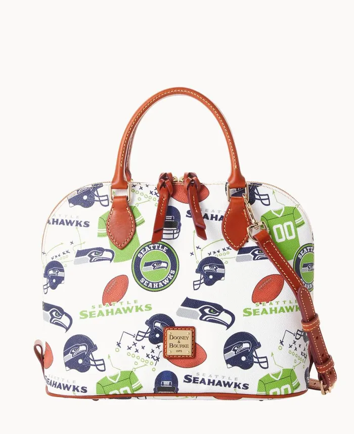Dooney and Bourke Satchels NFL Seahawks Zip Zip Satchel Seahawks 8211 WomenMen Dooney and Bourke Satchels NFL Seahawks Zip Zip Satchel Seahawks 8211 WomenMen