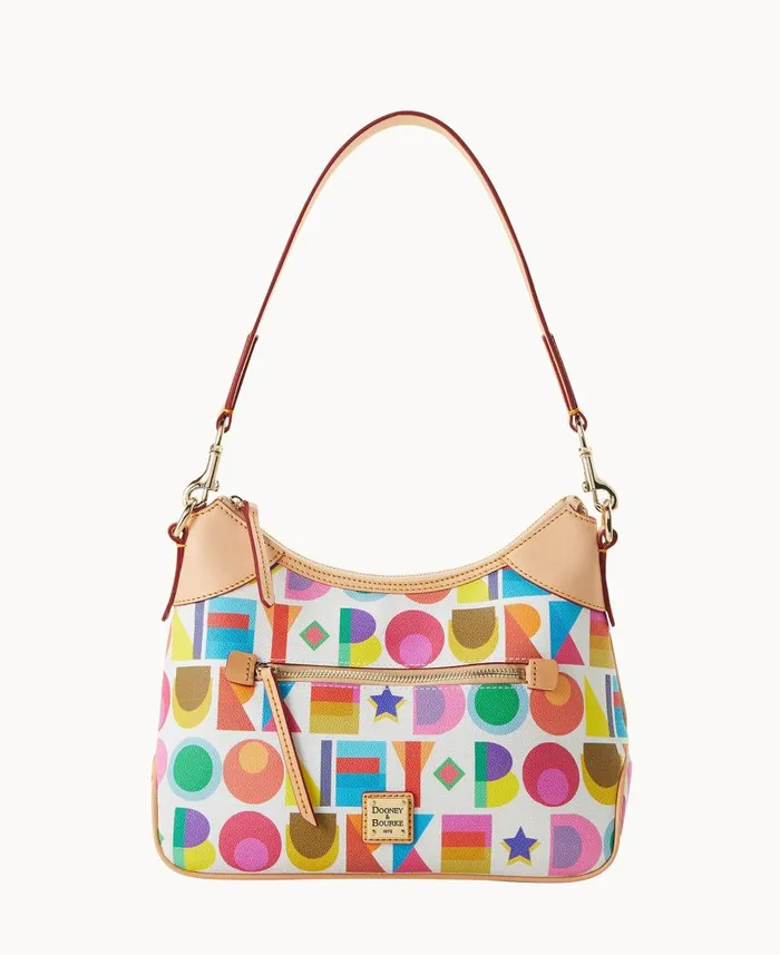 Dooney and Bourke Shoulder Bags Art Deco Hobo White 8211 WomenMen