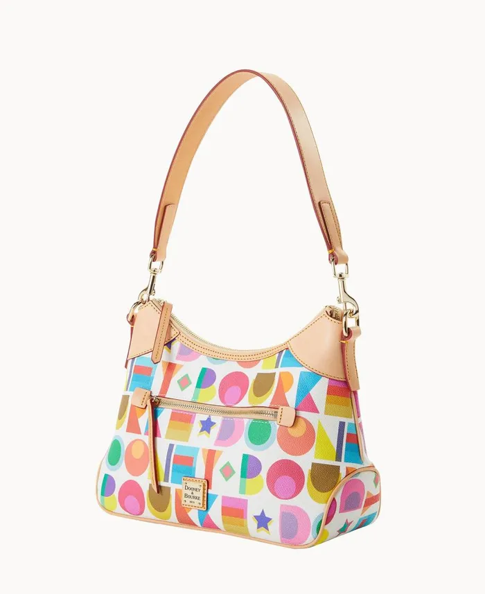 Dooney and Bourke Shoulder Bags Art Deco Hobo White 8211 WomenMen