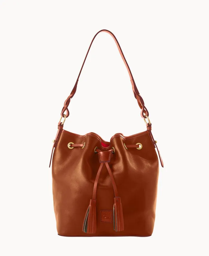 Dooney and Bourke Shoulder Bags Florentine Tasha Drawstring Natural Tan 8211 WomenMen Dooney and Bourke Shoulder Bags Florentine Tasha Drawstring Natural Tan 8211 WomenMen