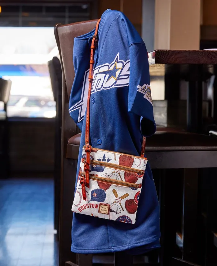 Dooney and Bourke Shoulder Bags MLB Astros N S Triple Zip Crossbody Astros 8211 WomenMen Dooney and Bourke Shoulder Bags MLB Astros N S Triple Zip Crossbody Astros 8211 WomenMen
