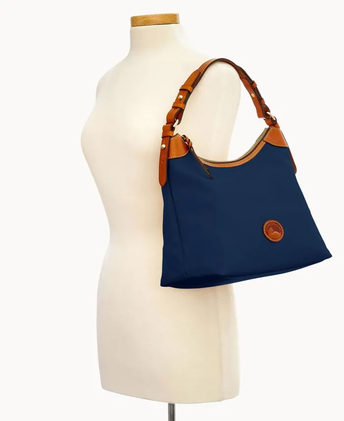 Dooney and Bourke Shoulder Bags Nylon Large Erica Navy 8211 WomenMen