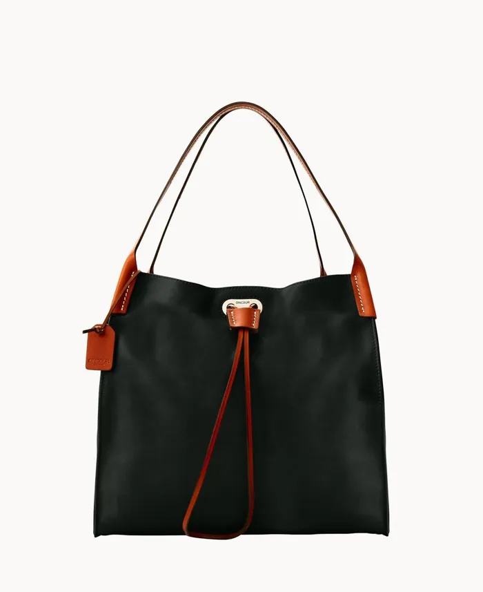 Dooney and Bourke Shoulder Bags Oncour Victoria Full Up Black 8211 WomenMen