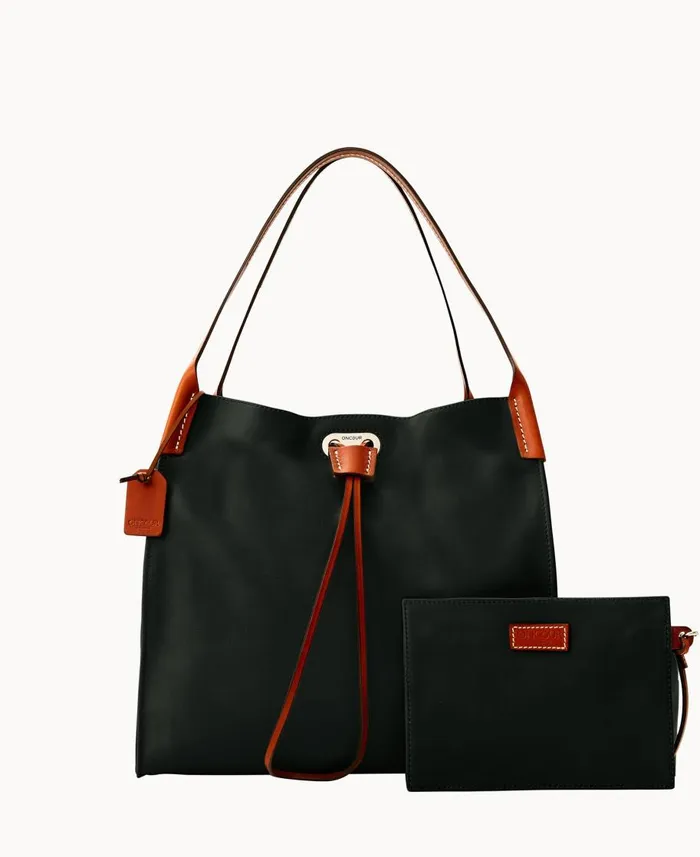 Dooney and Bourke Shoulder Bags Oncour Victoria Full Up Black 8211 WomenMen