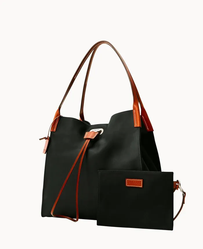 Dooney and Bourke Shoulder Bags Oncour Victoria Full Up Black 8211 WomenMen