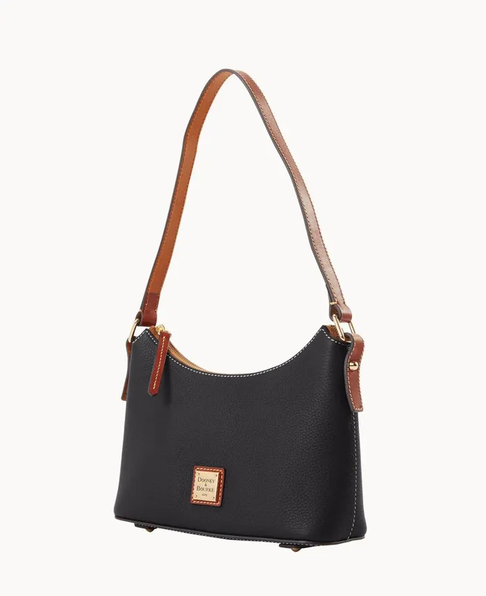 Dooney and Bourke Shoulder Bags Pebble Grain Baguette Black 8211 WomenMen