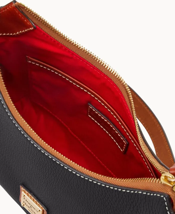 Dooney and Bourke Shoulder Bags Pebble Grain Baguette Black 8211 WomenMen