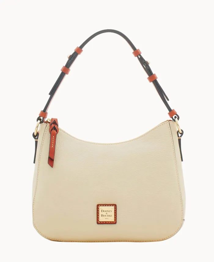 Dooney and Bourke Shoulder Bags Pebble Grain Small Kiley Hobo Bone 8211 WomenMen Dooney and Bourke Shoulder Bags Pebble Grain Small Kiley Hobo Bone 8211 WomenMen