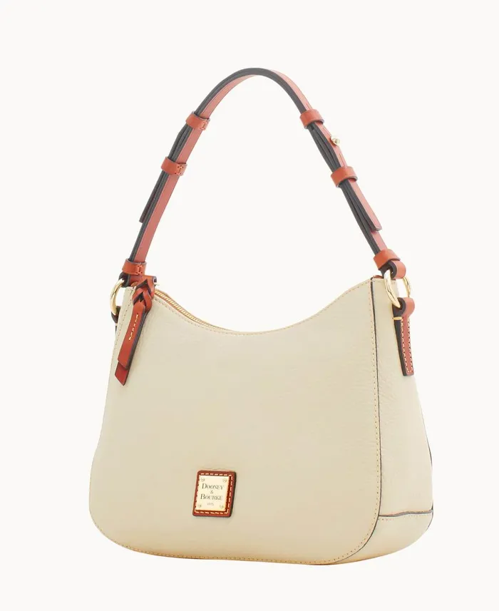 Dooney and Bourke Shoulder Bags Pebble Grain Small Kiley Hobo Bone 8211 WomenMen Dooney and Bourke Shoulder Bags Pebble Grain Small Kiley Hobo Bone 8211 WomenMen