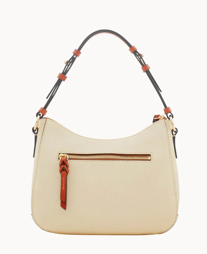 Dooney and Bourke Shoulder Bags Pebble Grain Small Kiley Hobo Bone 8211 WomenMen Dooney and Bourke Shoulder Bags Pebble Grain Small Kiley Hobo Bone 8211 WomenMen