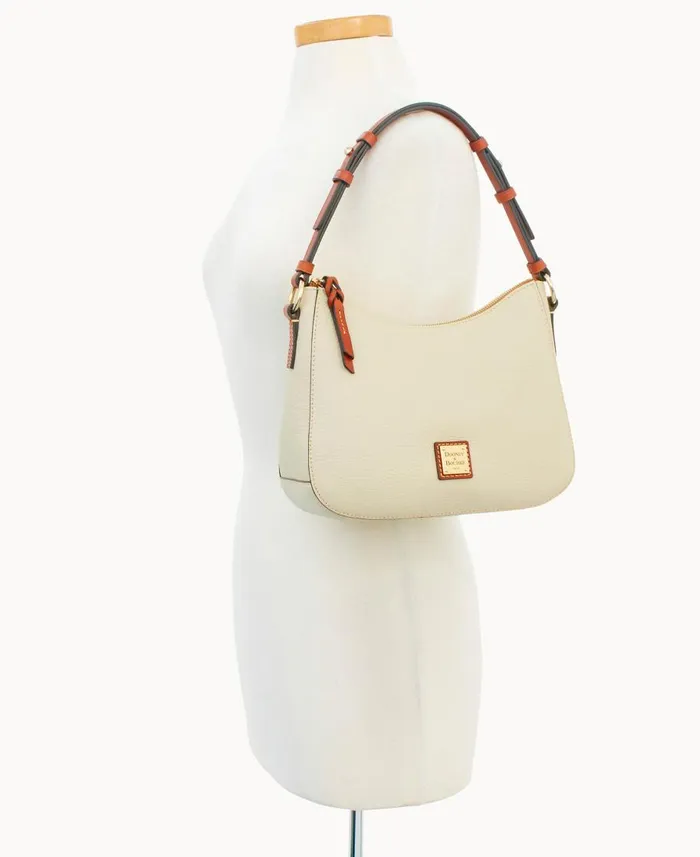 Dooney and Bourke Shoulder Bags Pebble Grain Small Kiley Hobo Bone 8211 WomenMen Dooney and Bourke Shoulder Bags Pebble Grain Small Kiley Hobo Bone 8211 WomenMen