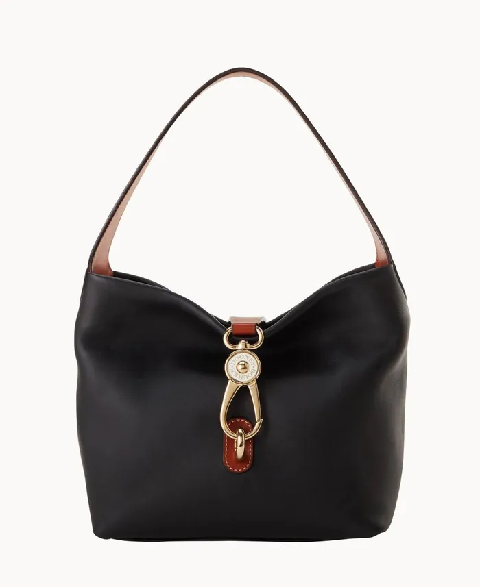 Dooney and Bourke Shoulder Bags Penrose Logo Lock Shoulder Bag Black 8211 WomenMen Dooney and Bourke Shoulder Bags Penrose Logo Lock Shoulder Bag Black 8211 WomenMen