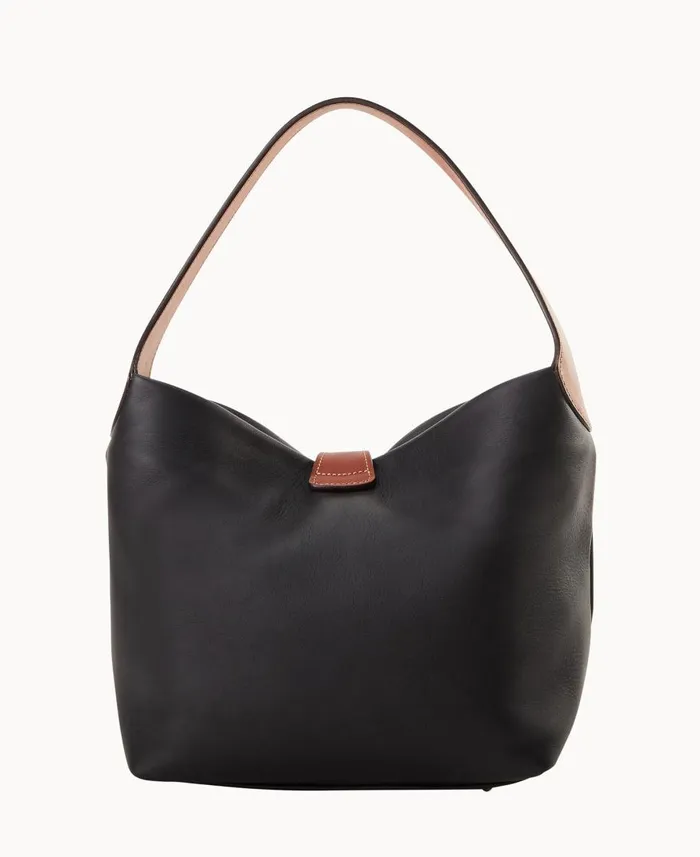 Dooney and Bourke Shoulder Bags Penrose Logo Lock Shoulder Bag Black 8211 WomenMen Dooney and Bourke Shoulder Bags Penrose Logo Lock Shoulder Bag Black 8211 WomenMen