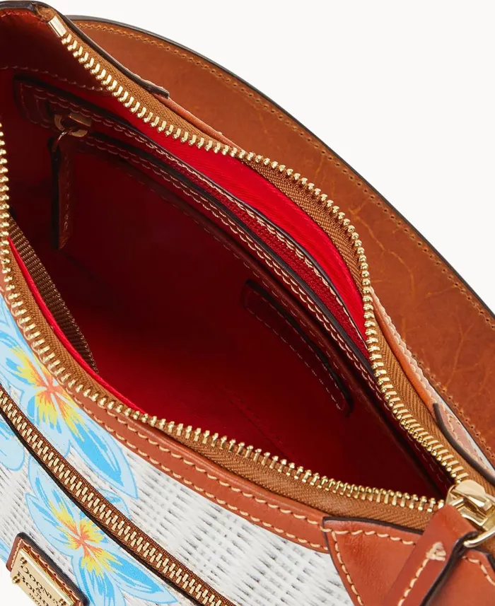 Dooney and Bourke Shoulder Bags Plumeria Small Hobo Sky Blue White 8211 WomenMen Dooney and Bourke Shoulder Bags Plumeria Small Hobo Sky Blue White 8211 WomenMen