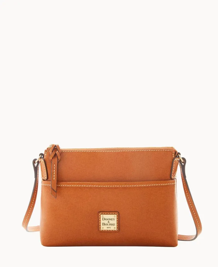 Dooney and Bourke Shoulder Bags Saffiano Ginger Crossbody Natural 8211 WomenMen Dooney and Bourke Shoulder Bags Saffiano Ginger Crossbody Natural 8211 WomenMen