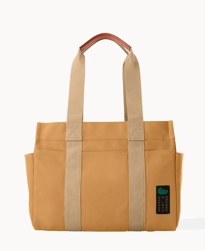 Dooney and Bourke Totes Canvas Tote 40 Beige 8211 WomenMen