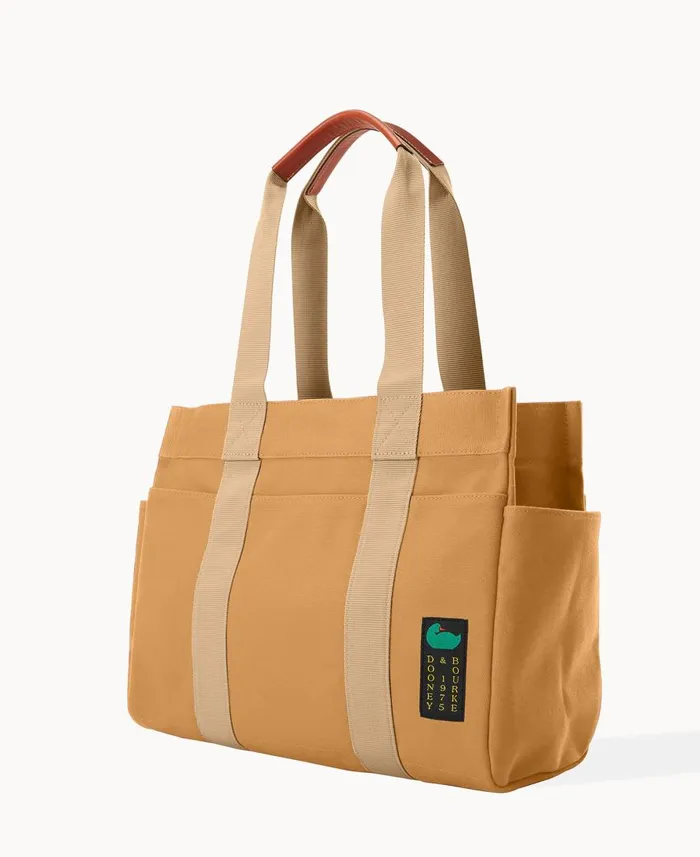 Dooney and Bourke Totes Canvas Tote 40 Beige 8211 WomenMen
