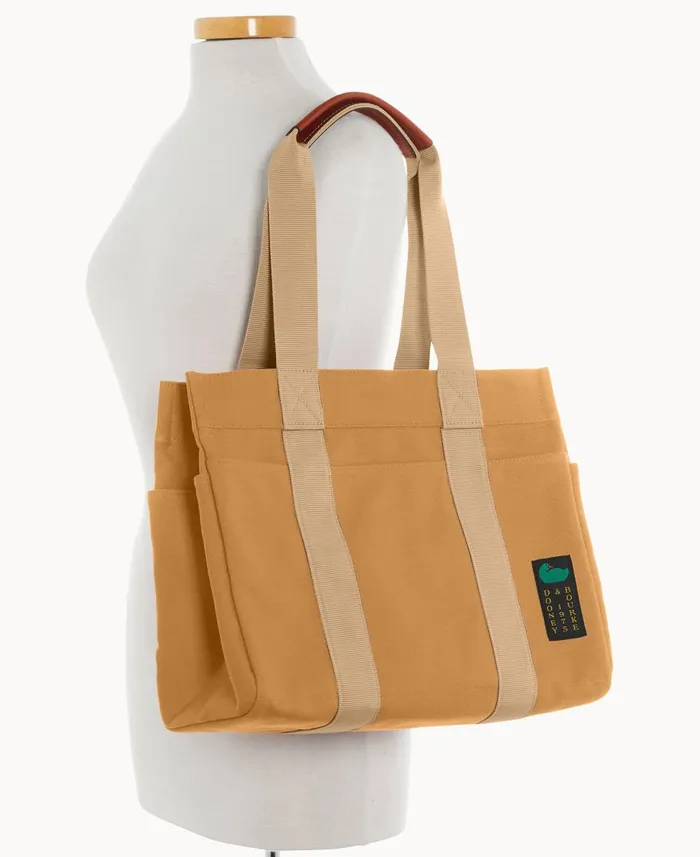 Dooney and Bourke Totes Canvas Tote 40 Beige 8211 WomenMen
