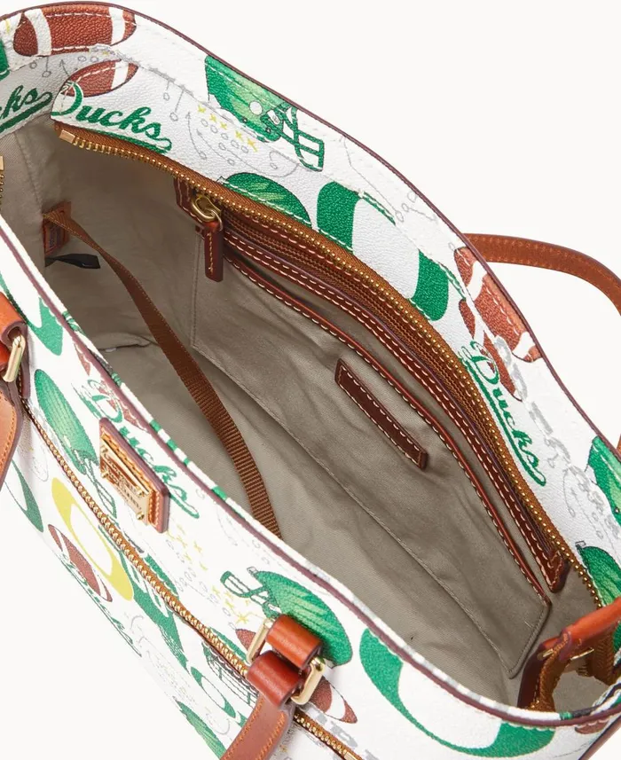 Dooney and Bourke Totes Collegiate University Of Oregon Shopper Oregon 8211 WomenMen Dooney and Bourke Totes Collegiate University Of Oregon Shopper Oregon 8211 WomenMen