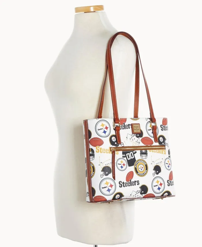 Dooney and Bourke Totes NFL Steelers Shopper Steelers 8211 WomenMen