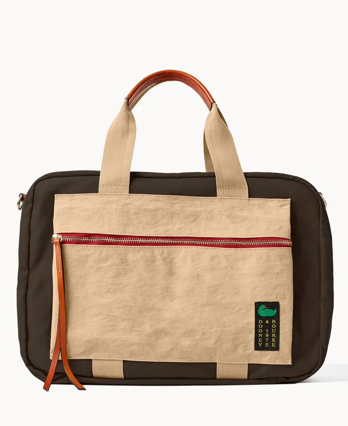 Dooney and Bourke Travel Canvas Suitcase 50 Brown 8211 WomenMen
