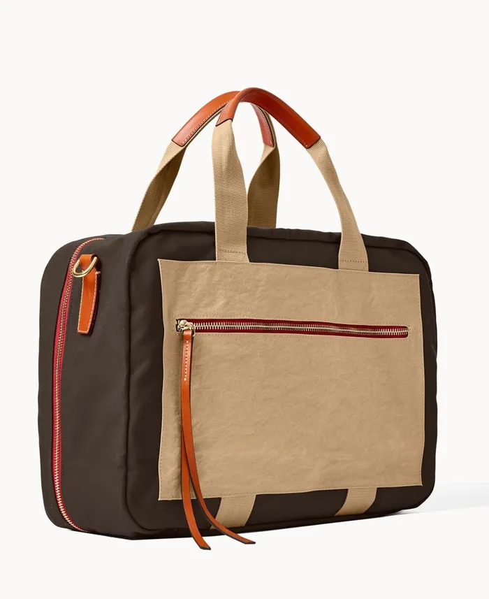 Dooney and Bourke Travel Canvas Suitcase 50 Brown 8211 WomenMen