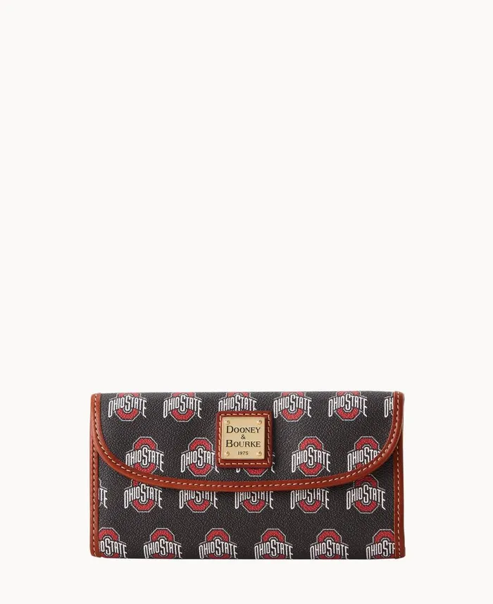 Dooney and Bourke Wallets Collegiate Ohio State University Continental Clutch Ohio State 8211 WomenMen Dooney and Bourke Wallets Collegiate Ohio State University Continental Clutch Ohio State 8211 WomenMen